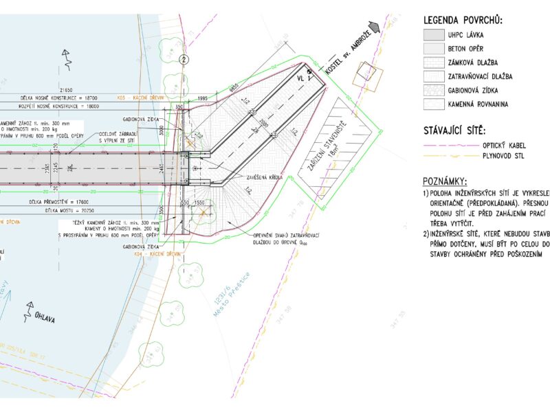 Lávka pro pěší přes Úhlavu - Vícov