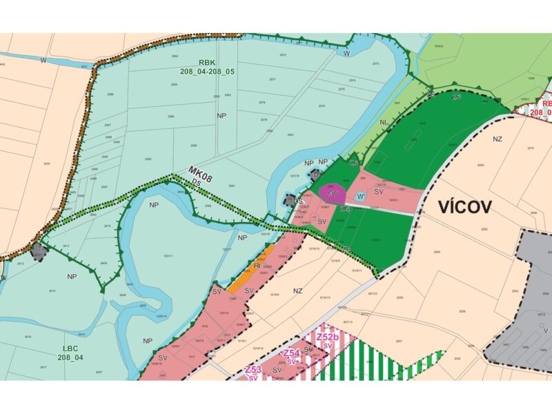 Lávka pro pěší přes Úhlavu - Vícov