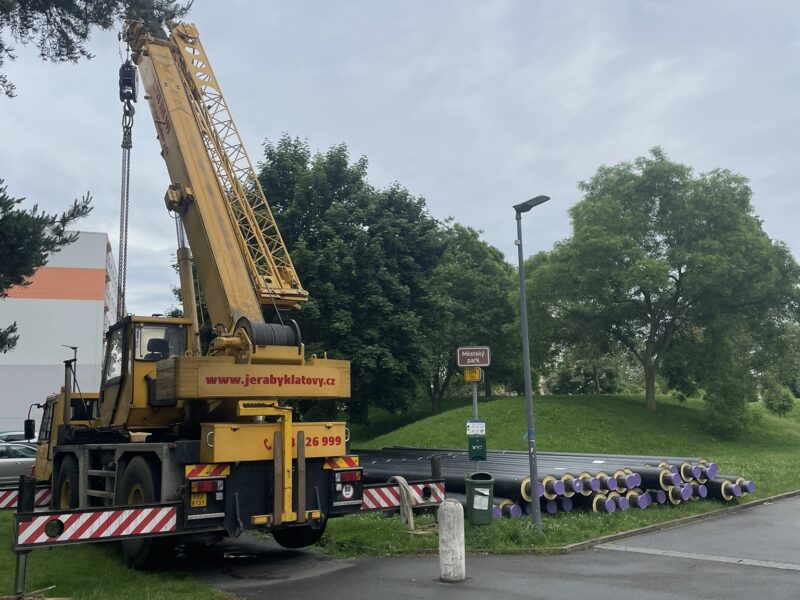Rekonstrukce rozvodů teplovodu Husova, tř. 1. máje, Rybova a Červenkova