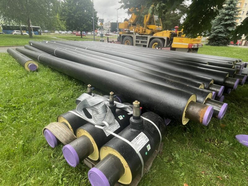 Rekonstrukce rozvodů teplovodu Husova, tř. 1. máje, Rybova a Červenkova