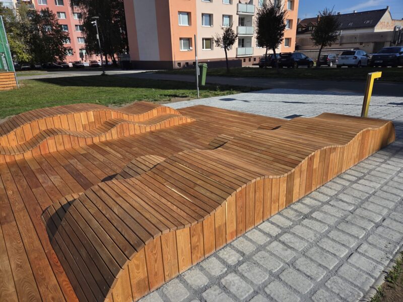 Rekonstrukce vodního prvku ve vnitrobloku